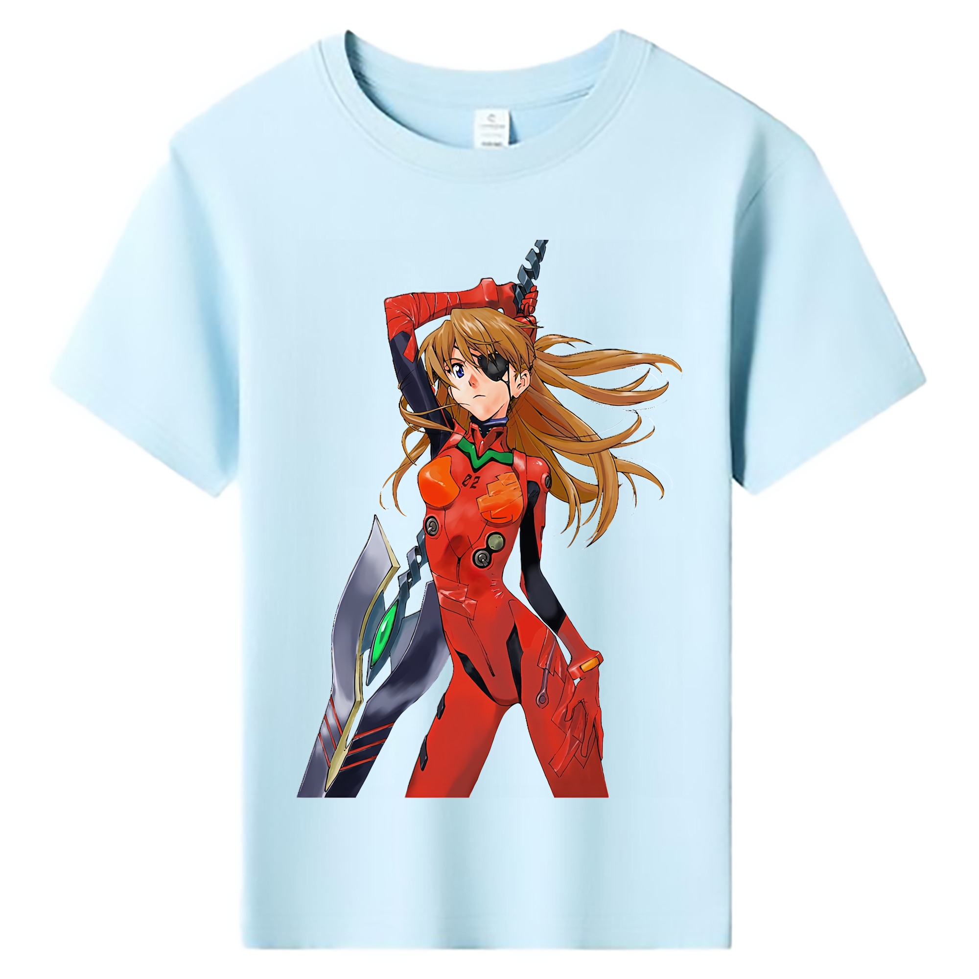 （画像用） EVA 新世紀エヴァンゲリオン 綿100％キッズTシャツ（フロントプリント）